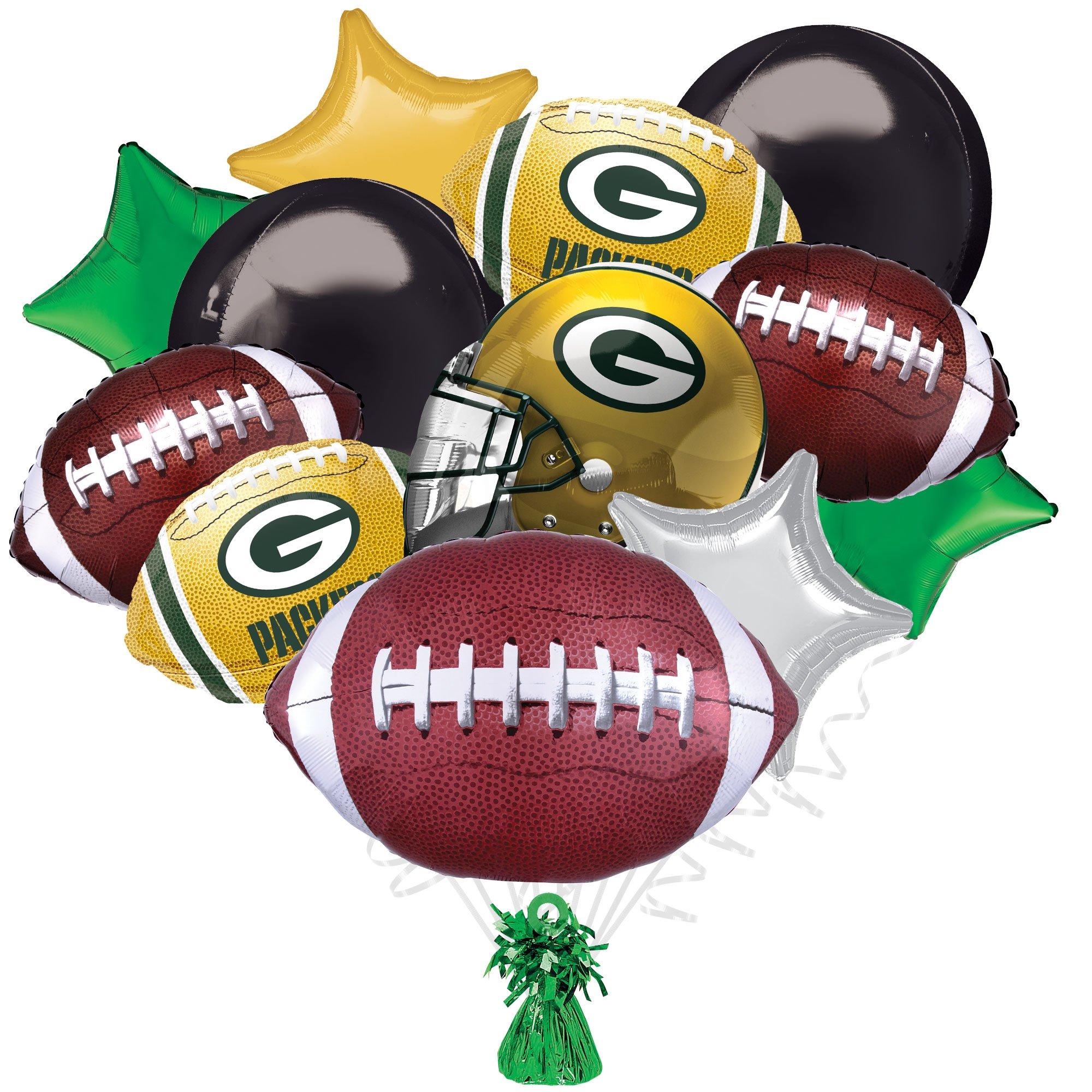 Green Bay Packers Foil Balloon Bouquet